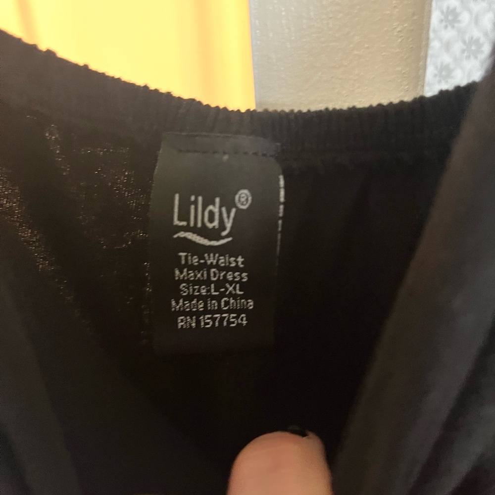 Lildy tie waist maxi dress - Picture 3 of 7